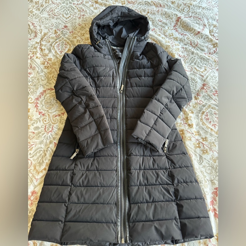 Black Michael kors packable jacket